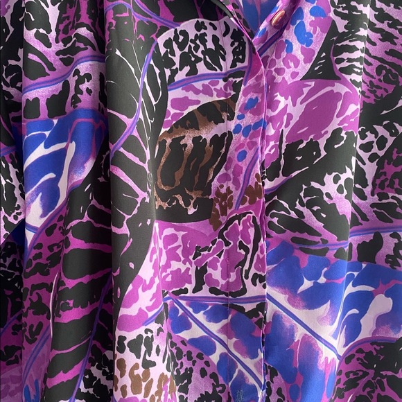 Purple printed pullover - Picture 2 of 2